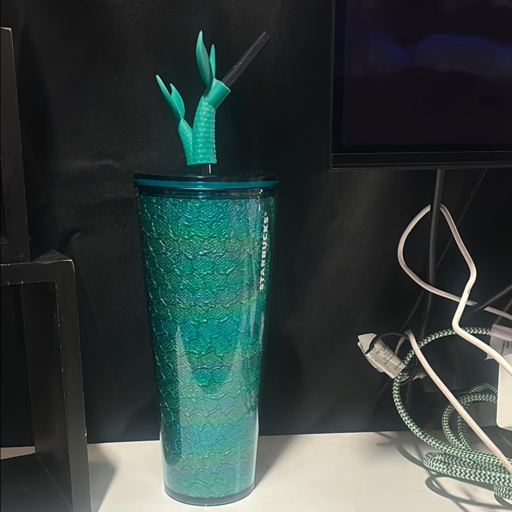 Starbucks Green Mermaid Tumbler